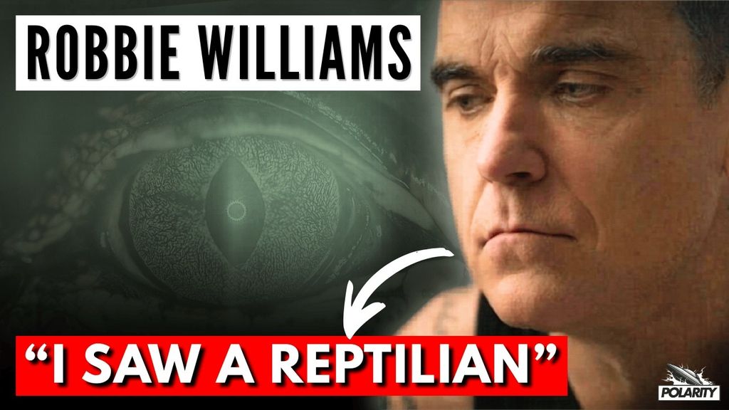 Thumbnail for Robbie Williams Recounts Alleged Reptilian Encounter, Renewing Debate Over Celebrity Shapeshifter Claims and UAP Narratives